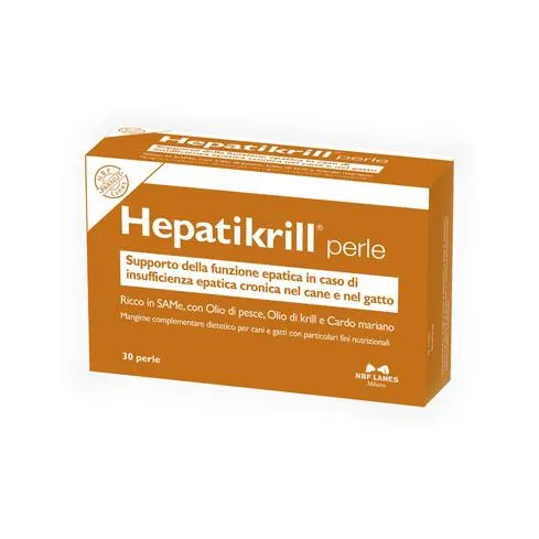 Hepatikrill Salute del Fegato - Integratore per Cane e Gatto - 30 Perle