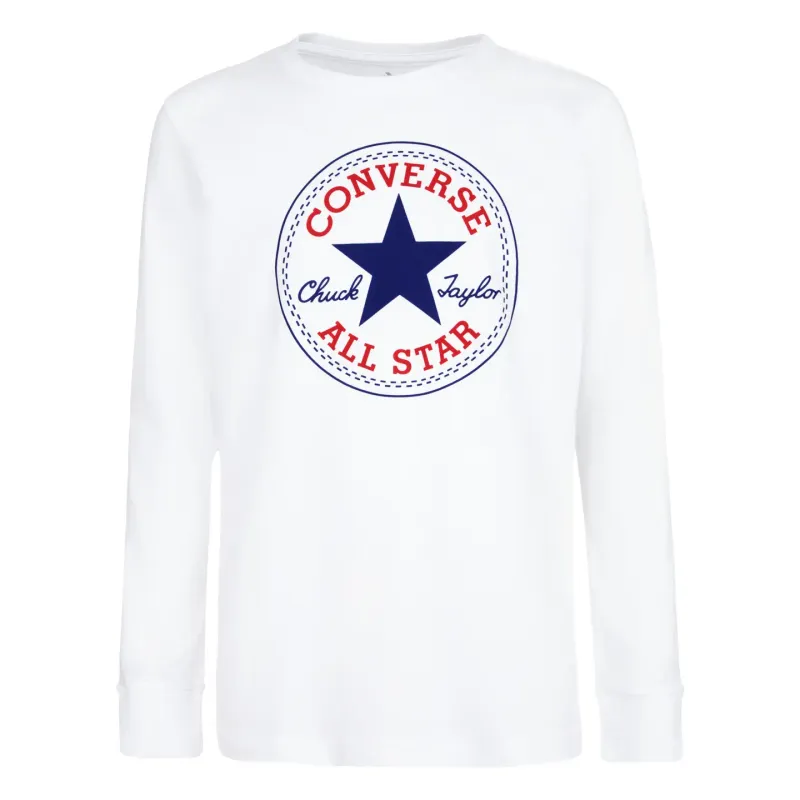 Maglietta a maniche lunghe per bambino Converse Chuck Patch