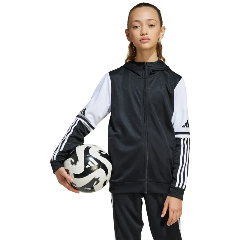 Giacca sportiva con cappuccio per bambini adidas Squadra25