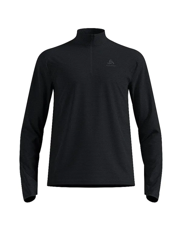 ODLO Maglia da running termica Essential da uomo nero | M