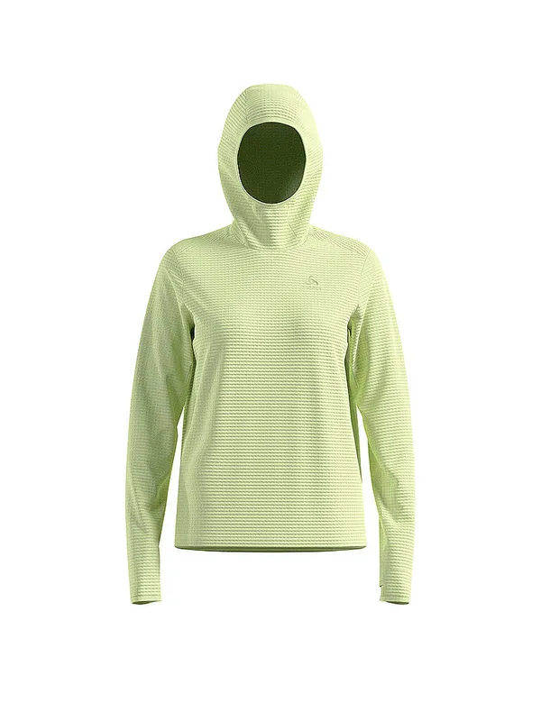 ODLO Laufhoodie termico Essential da donna giallo | S