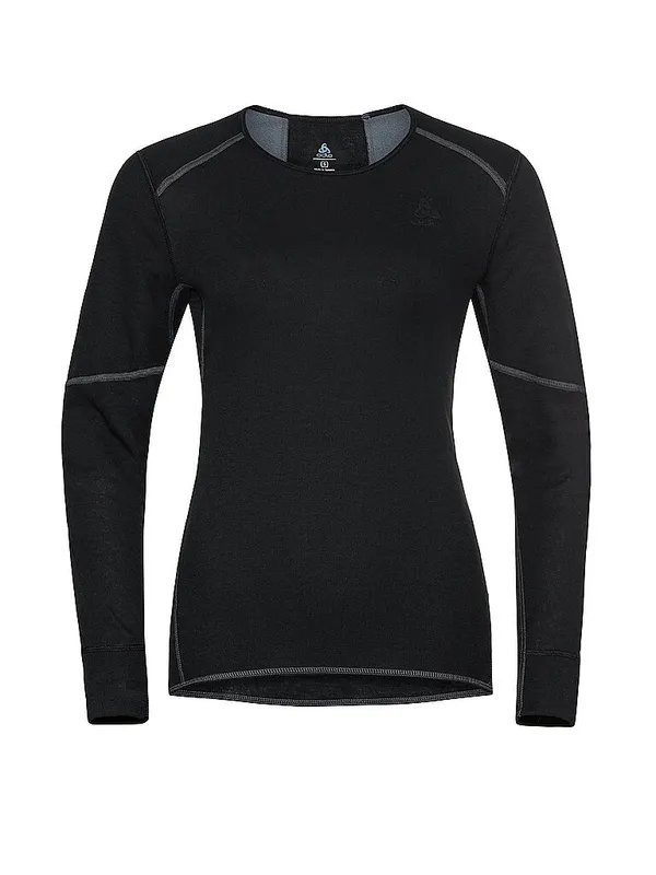 ODLO Maglia funzionale da donna ACTIVE X-WARM ECO Base Layer nero | XS