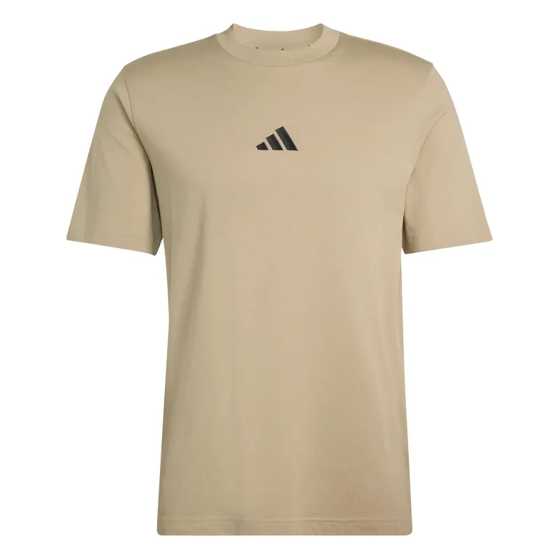 T-shirt con logo piccolo in jersey adidas Essentials