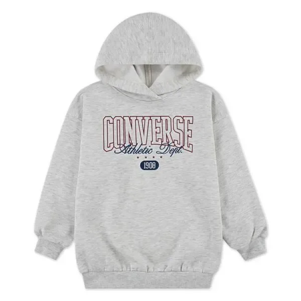 Felpa da bambina con cappuccio Converse Boyfriend