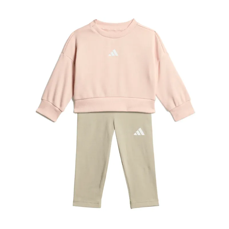 Completo t-shirt e pantaloni per bebé adidas