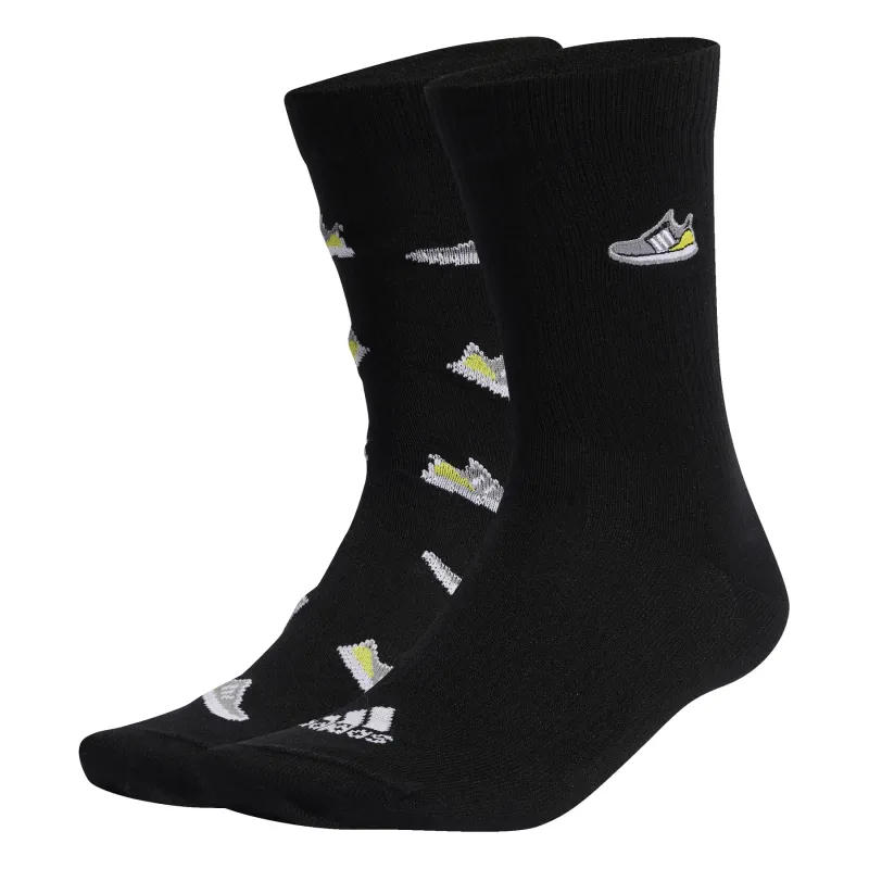 Coppia di Calze adidas Run X Ultraboost Shoe Love Graphic (x2)