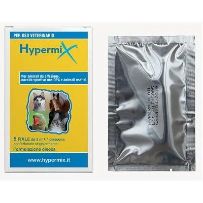 Hypermix Olio Veterinario - 5 Monodosi da 5ml
