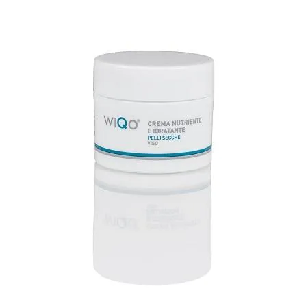 WiQ0 Crema Idratante Nutriente per Pelli Secche - Viso, 50ml