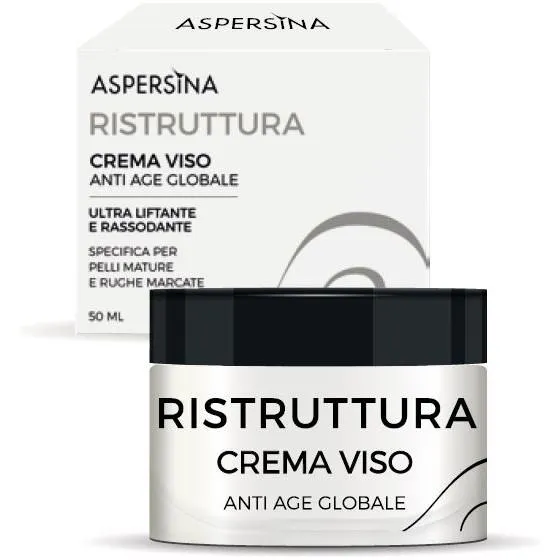 Aspersina Crema Viso Ristrutturante Anti-Age Globale, 50ml