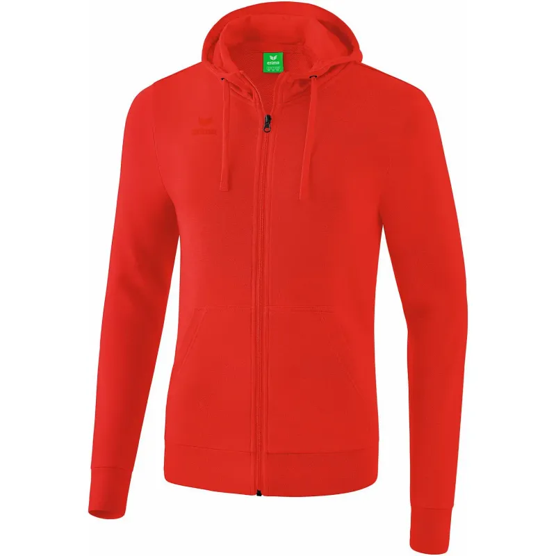 Felpa con zip e cappuccio per bambini Erima Basic