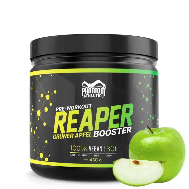 Integratore alimentare Phantom Athletics Booster Reaper - Grüner Apfel
