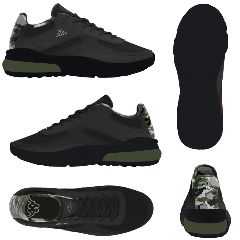 Sneakers per bambini Kappa Saigon camo