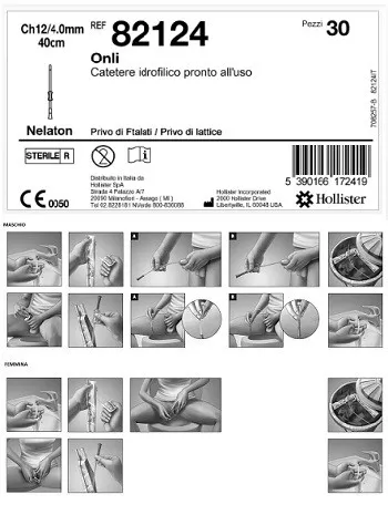 Onli catet idrof 40cm ch12 30p