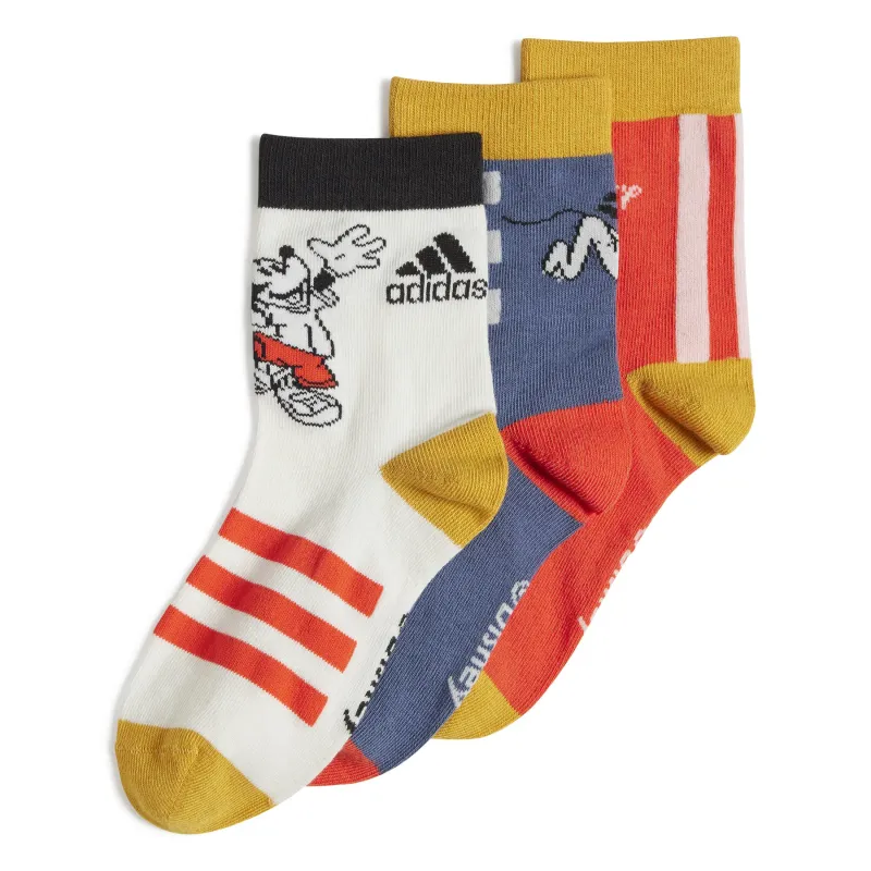 Calzini per bambini adidas Disney Litte Kids Mickey Mouse (x3)
