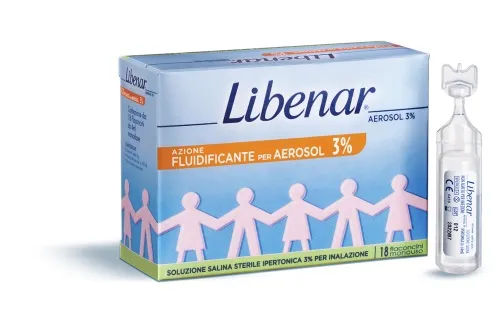 Libenar 18 fiale aerosol ipertoniche 3%