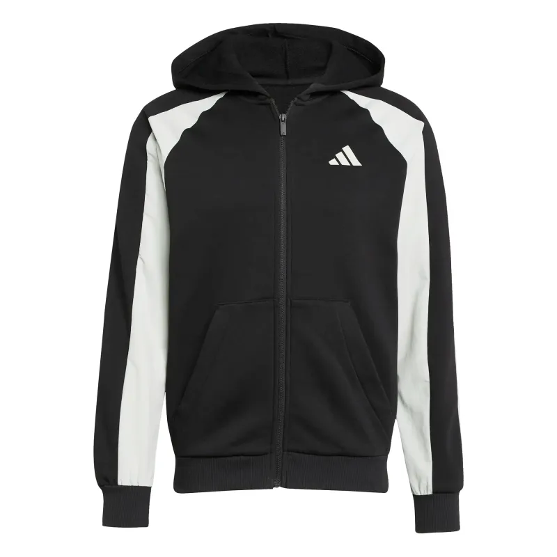 Felpa con cerniera a cappuccio adidas Essentials Colorblock