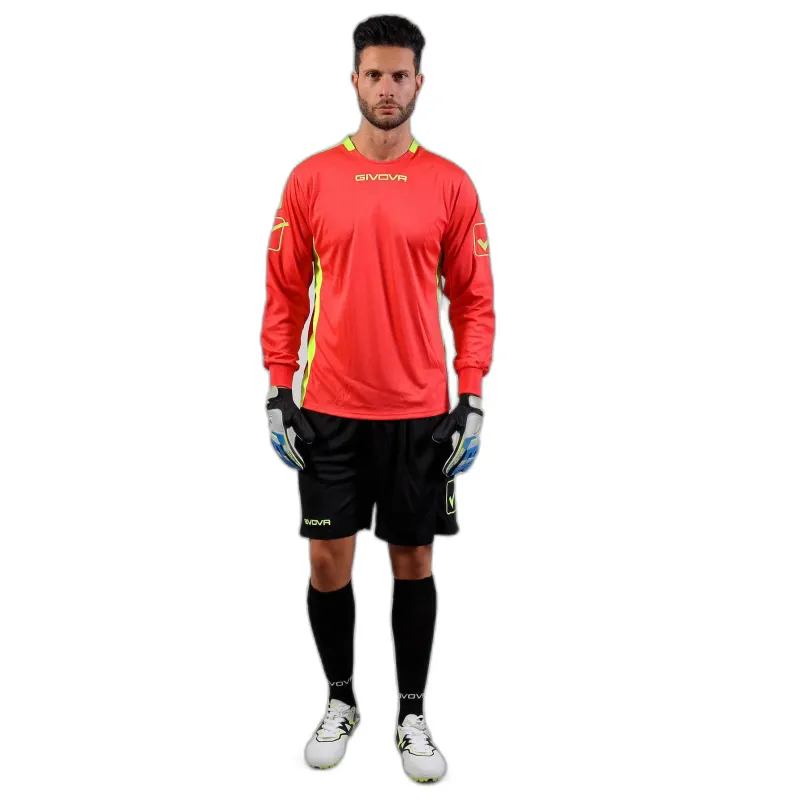 Set maglia e pantaloncini da portiere a manica lunga per bambini Givova Hyguana