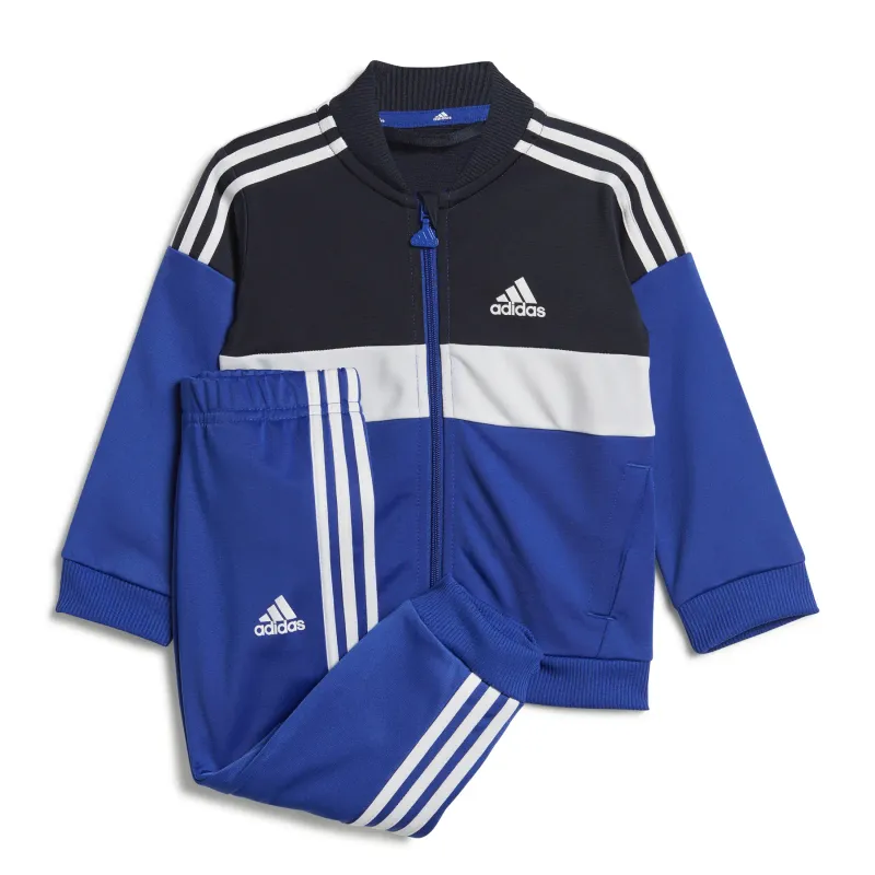 Tuta da ginnastica glitterata a 3 strisce per bambini adidas Tiberio