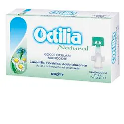Octilia natural gocce occhi irritati e arrossati 10 flaconcini monodose 0,5 ml