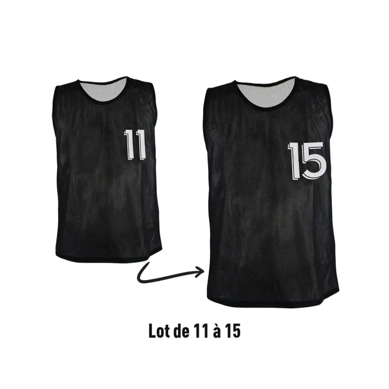 Giubbotti reversibili numerati (N° 11 a 15) Sporti (x5)