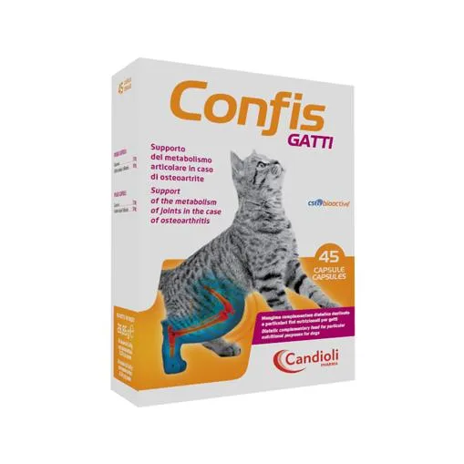 Confis Integratore Alimentare per Gatti - 45 Capsule