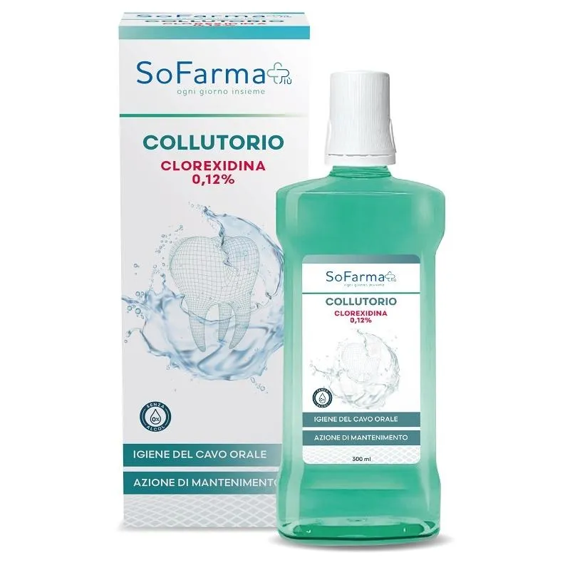 Sofarmapi Collutorio con Clorexidina 0,12% - 300ml