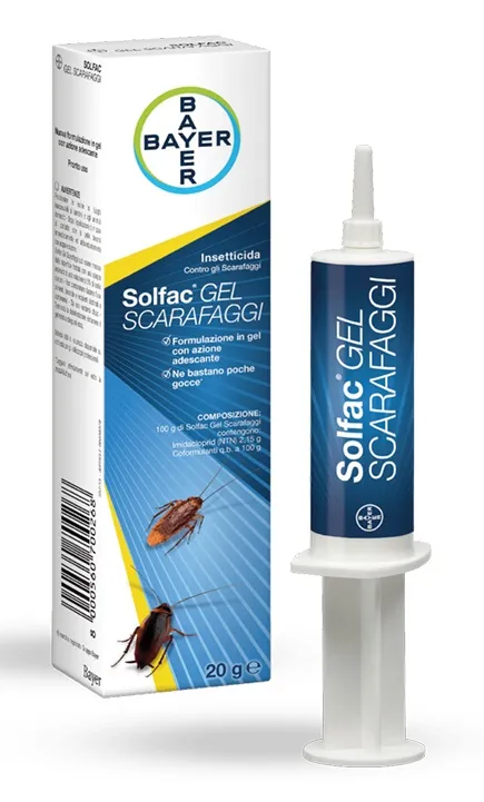 Solfac scarafaggi gel tubo 20 g