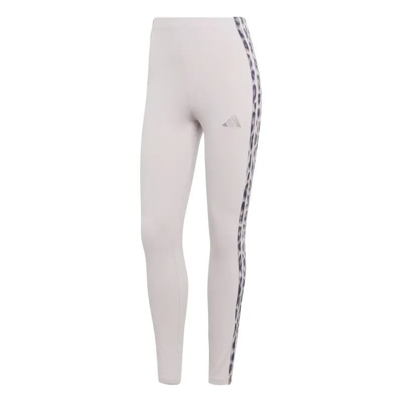 Leggings a stampa leopardata donna adidas Essentials 3-Stripes