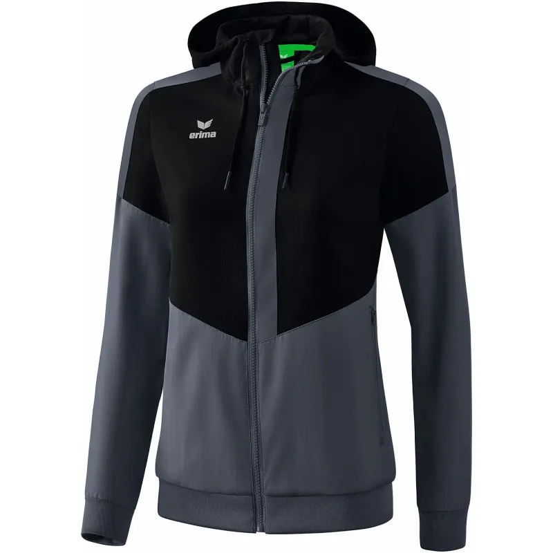 Giacca con cappuccio da donna Erima Tracktop Squad