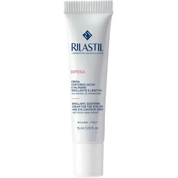 Crema Emolliente e Lenitiva per Contorno Occhi e Palpebre Rilastil Difesa - 15ml
