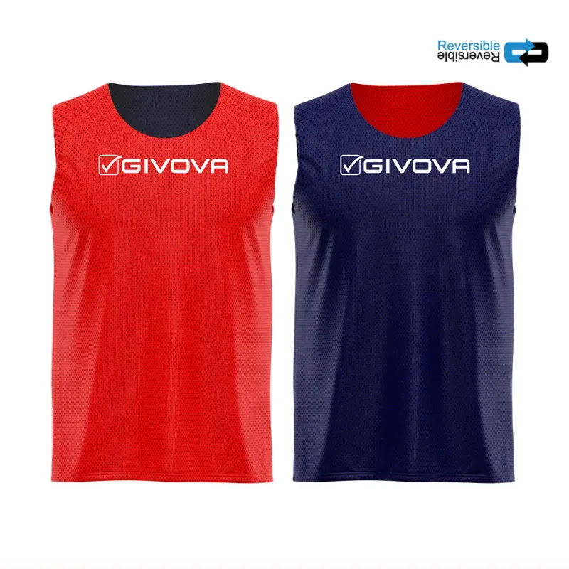 Canottiera unisex da allenamento double face Givova