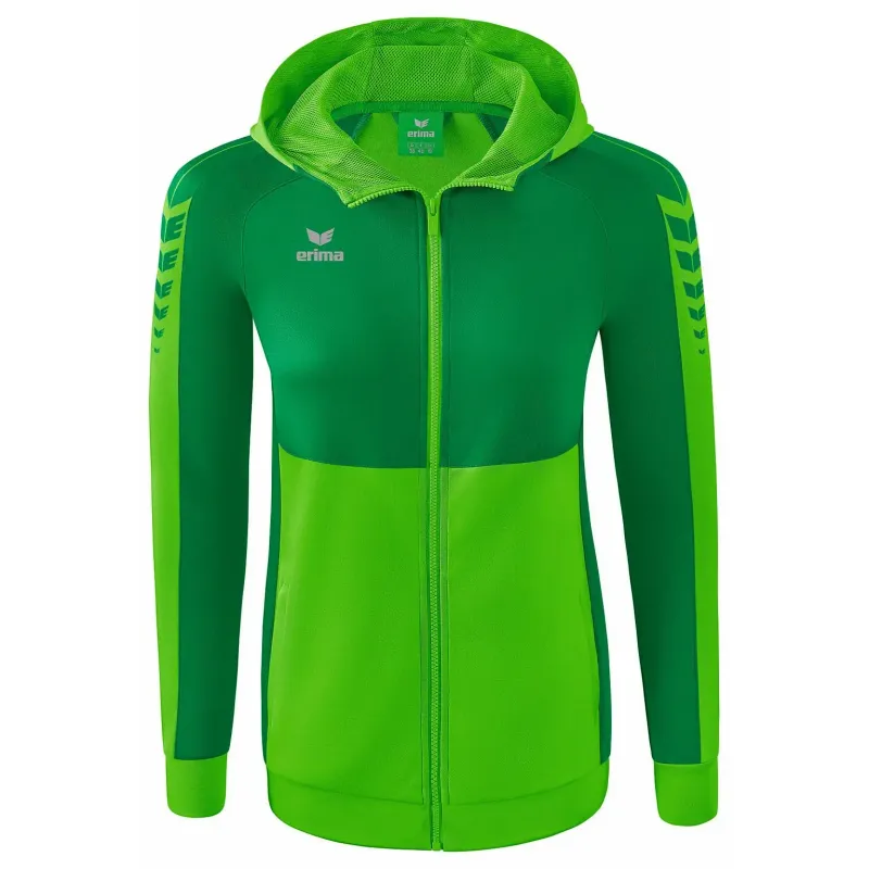Felpa con cappuccio da allenamento donna Erima Six Wings