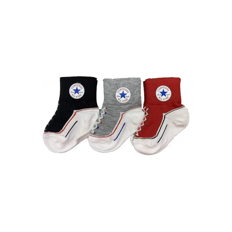 Calzini a righe per bambini Converse (x3)