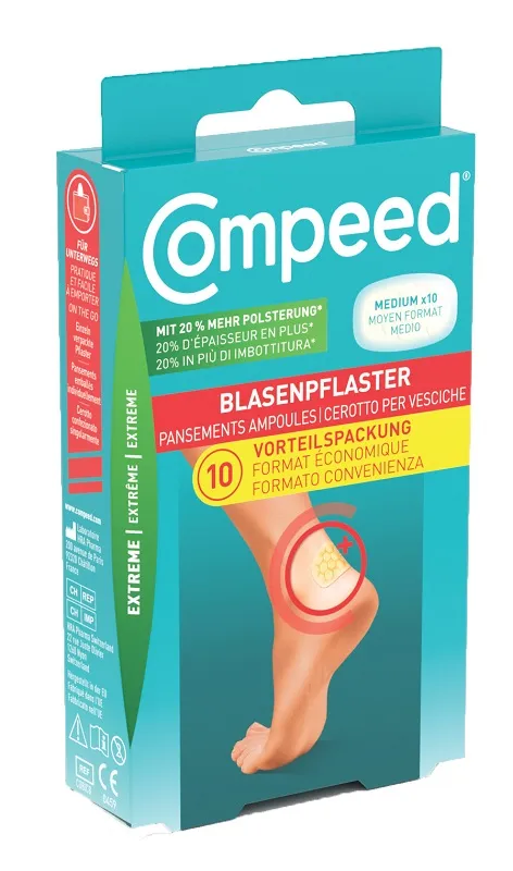 Cerotti compeed per vesciche medio extreme 10 pezzi