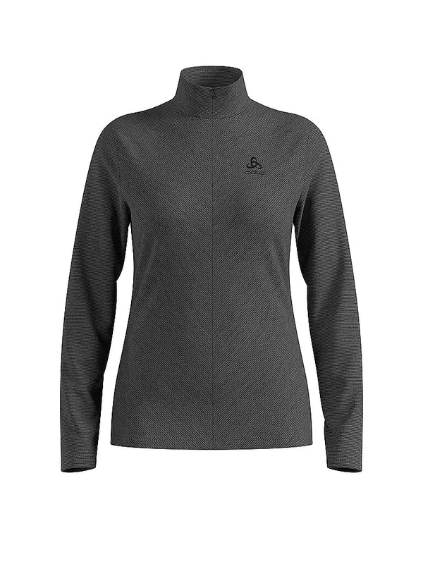 ODLO Zipshirt intimo da donna Roy nero | XS
