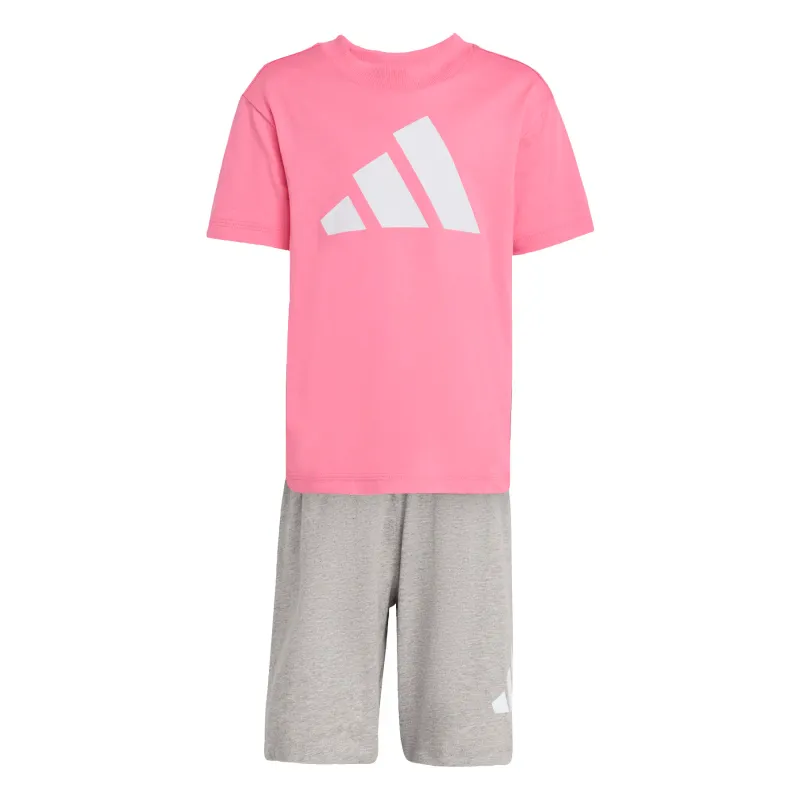 Completo t-shirt e pantaloni corti per bambini adidas Essentials