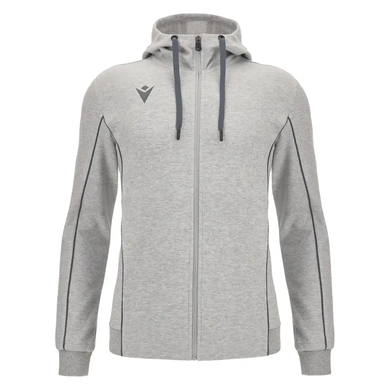 Felpa con cappuccio con zip intera Macron Stage ECO
