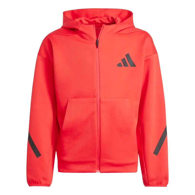 Felpa con cerniera a cappuccio per bambini adidas Z.N.E.
