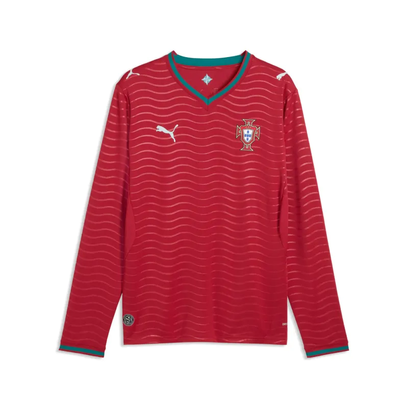 Maglia Casalinga a Maniche Lunghe Portogallo Coupe du Monde 2026