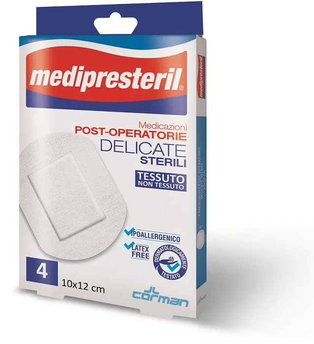 Medipresteril medicazioni post operatorie delicate 10 x 12 5 pezzi