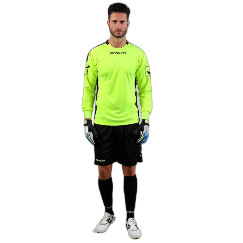Set maglia a maniche lunghe e pantaloncini da portiere Givova Hyguana
