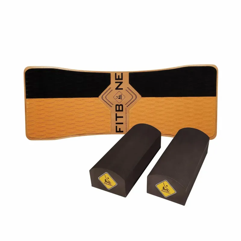 Tavola di equilibrio + mattoni RollerBone Fitbone