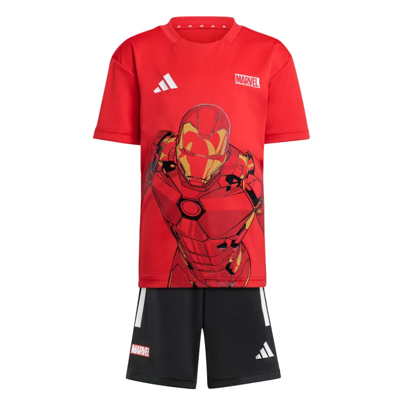 Set di T-shirt e Short per bambini adidas Marvel Iron-Man
