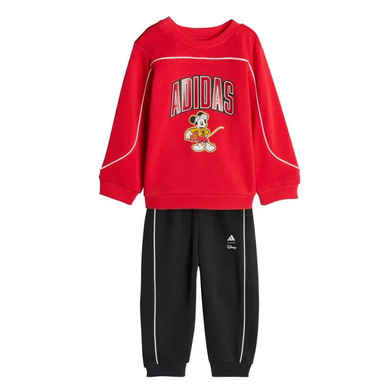 Completo felpa e pantaloni della tuta per bambini adidas Disney Mickey Mouse