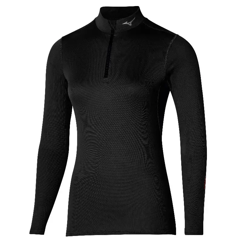 Maglia donna a maniche lunghe con mezza zip Mizuno Breath Thermo Mid Weight