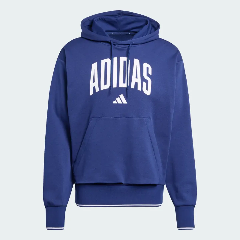 Felpa con cappuccio adidas Collegiate