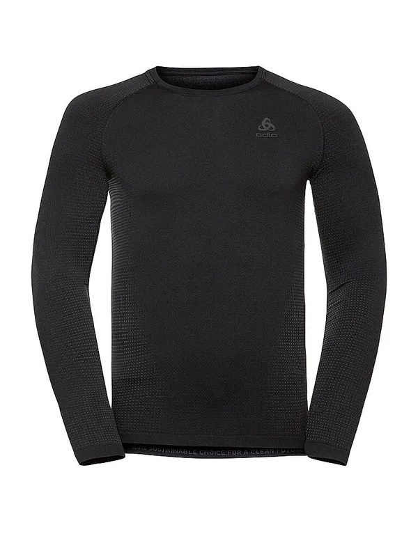 ODLO Maglia funzionale da uomo WARM ECO Baselayer nero | XXL