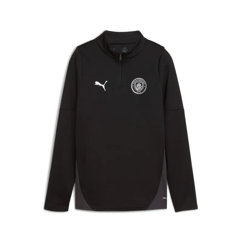 Felpa d'allenamento 1/4 zip bambino Manchester City 2025/26