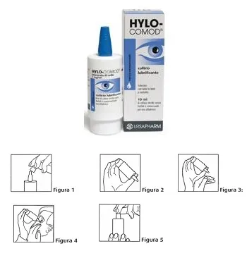 Hylo-comod gocce oculari ialuronato di sodio 0,1% flaconcino 10 ml