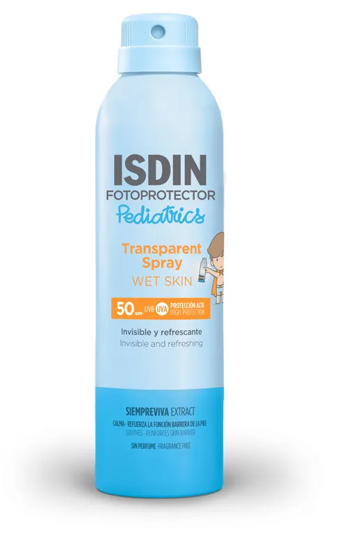 Transparent spray wet pediat50